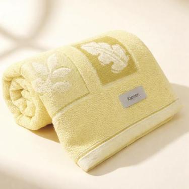 Imagem de Toalha de Banho Karsten Quebec 100% Algodão Barra em Jacquard Grossa M