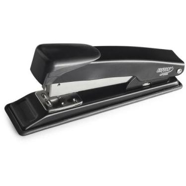 Imagem de Grampeador Metal para 20 fls. 26/6 14 cm Preto - Brw