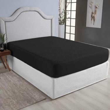 Imagem de Protetor Impermeável Colchão Casal Queen Capa Protetora Anti Ácaro - L