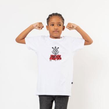 Imagem de Camiseta Juvenil Corinthians Oficial Bem Vindo Ao Hospício-Masculino