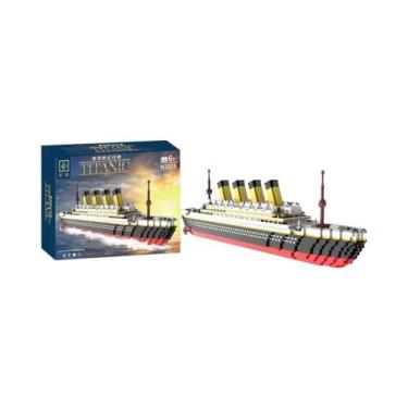 Imagem de Kit De Montagem De Blocos De Construção Titanic, Brinquedo De Montagem