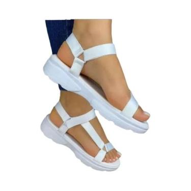 Imagem de Sandálias Femininas De Verão Antiderrapantes Com Ponta Aberta Multicol