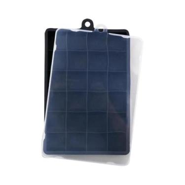 Imagem de Forma De Gelo De Silicone Com 24 Cavidades E Tampa Quadrada Incluída, 