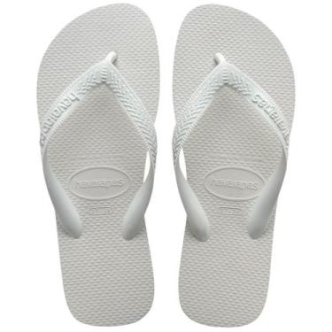 Imagem de Chinelo Havaianas Top Infantil Meninos Havaianas Fc Original, Branco, 