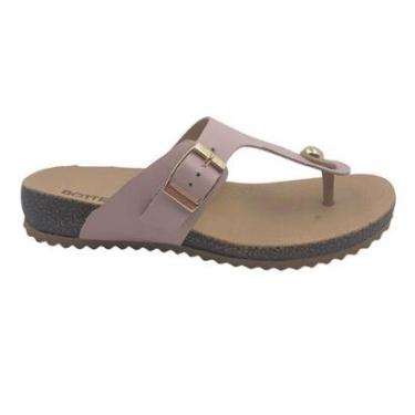 Imagem de Tamanco Papete Couro Ajuste Fivela Bottero Rosa 353132 - Rosa 35-Feminino