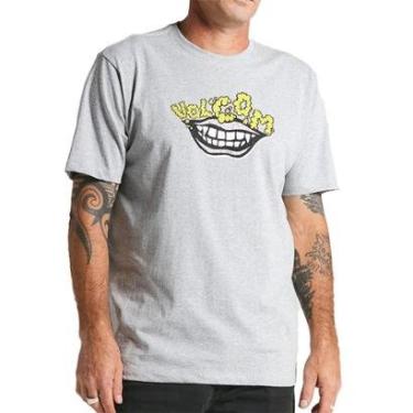 Imagem de Camiseta Volcom Evil Grin SM25 Masculina-Masculino
