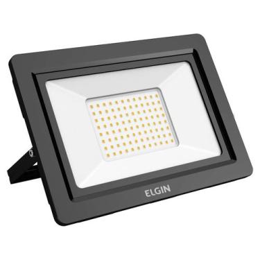 Imagem de Refletor LED 100W 6500K Branca Elgin - 48RPLED100G0, 100W, 1 unidade, 