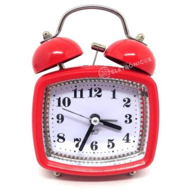 Imagem de Relógio Despertador Campainha Tipo Mecânica Martelinho ZB2015 - Luatek