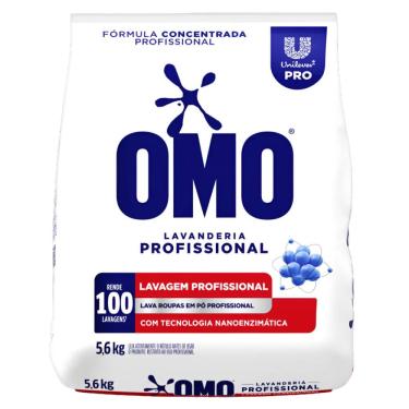 Imagem de Sabão em Pó Omo Lavagem Profissional Sachê 5,6kg