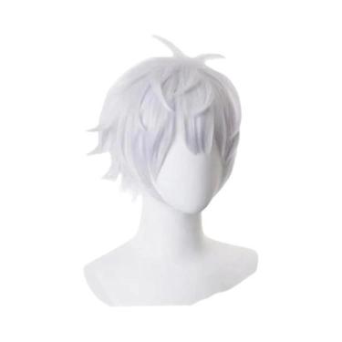 Imagem de Fantasia Cosplay Masculina Gojo Satoru, Uniforme De Escola Secundária,