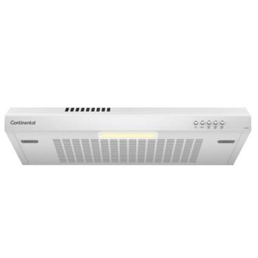Imagem de Depurador de Ar Continental 80cm Branco Alto Poder de Sucção e 3 Velocidades (DC8PW) 220V