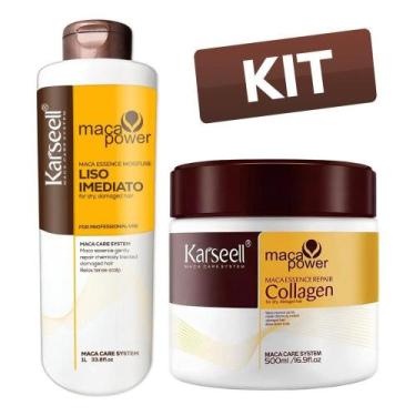 Imagem de Kit Collagen Máscara E Progressiva Liso Imediato - Karseell
