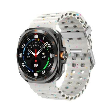Imagem de Pulseira Respirável De Silicone De 47mm Para Samsung Galaxy Watch Ultr