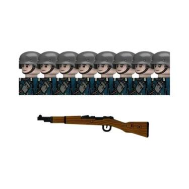 Imagem de Brinquedos De Blocos De Montar Para Crianças: Marinheiro Soldado Da Ma