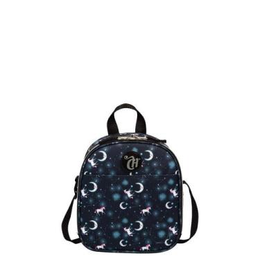 Imagem de Lancheira Grande Capricho 21X02 Constelação - Sestini, Preto