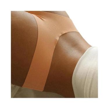 Imagem de Calcinha Tanga Feminina plus Size De Seda Gelada Sem Costura, Sexy, Es