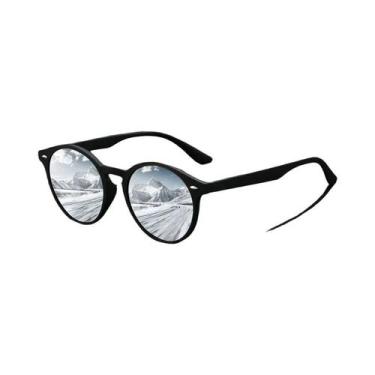 Imagem de Óculos De Sol Circulares Vintage Unissex Com Decoração Metálica, Marca