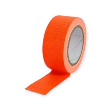 Imagem de Fita Tecido Gaffer Tape Tesa 24mm x 5m Laranja Fluorescente - Fita Ade