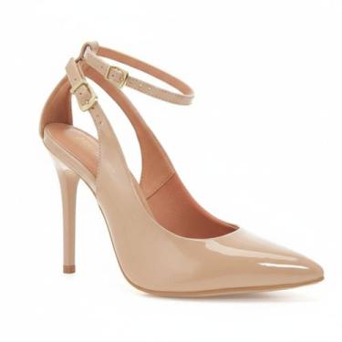 Imagem de Sapato Feminino Vizzano Scarpin Salto Alto Fino Verniz Elegância -, Be