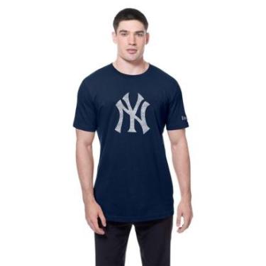 Imagem de Camiseta New Era Regular New York Yankees MLB Marinho-Masculino