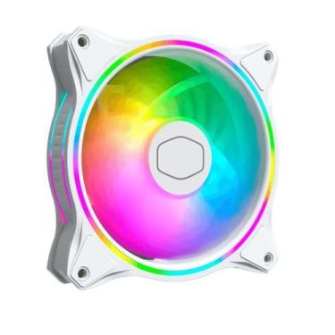 Imagem de Cooler P/ Gabinete Cooler Masterfan ARGB MF120 HALO2 Branco - MFL-B2DW