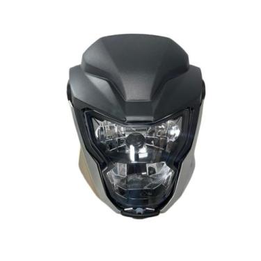 Imagem de Farol Completo CG 160 2025 Serve em 2014 a 2024 - Plasmoto, Prata Forc