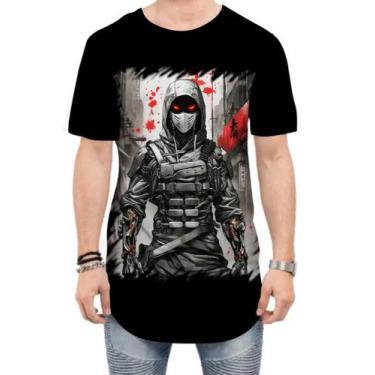 Imagem de Camiseta Longline Ciborgue Ninja Robô Espreita 5 - Kasubeck Store®, G