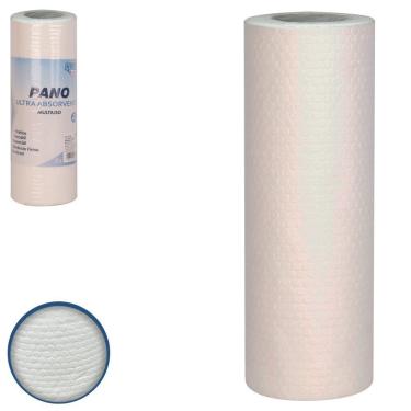 Imagem de Rolo de Pano Ultra Absorvente Multiuso 50 Folhas para Limpeza em PP com Polpa de Madeir...