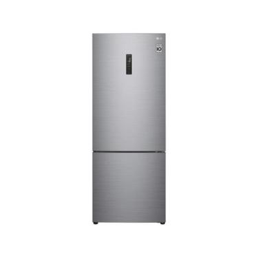 Imagem de Geladeira Smart LG Bottom Frezer 451L Frost Free Inverter Inox, Prata,