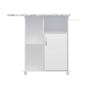 Imagem de Tábua de Passar Roupa Florence 1 Porta Estrutura em MDP Notável, Branc