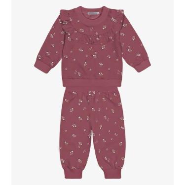 Imagem de Conjunto Blusão com Calça Feminino Trick Nick Vermelho, 2, Vermelho