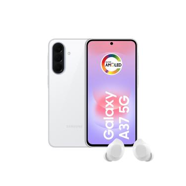 Imagem de Smartphone Samsung Galaxy A37 5G Tela 6.7" 256GB Branco + Fone de Ouvido Buds Core Branco