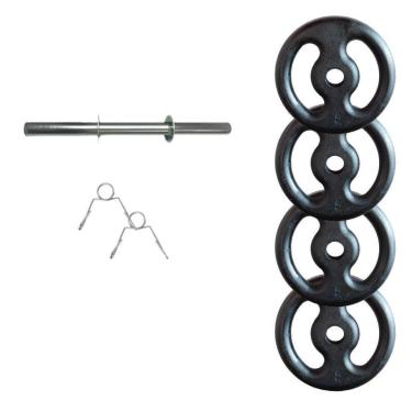 Imagem de Halter/Dumbell 20 Kg com Presilhas-Unissex