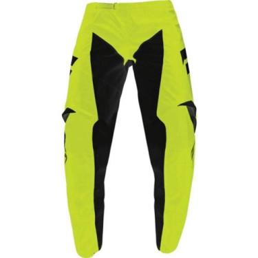 Imagem de Calça shift infantil whit3 race amarelo fluor, 14