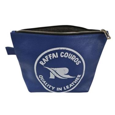 Imagem de Necessaire Couro 179-R Raffai Couros, Azul