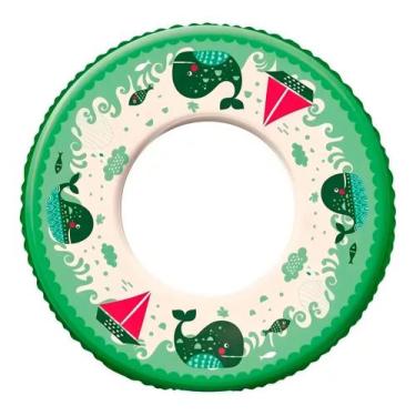Imagem de Boia Inflável Redonda 60cm Infantil Mor Estampada -, Verde