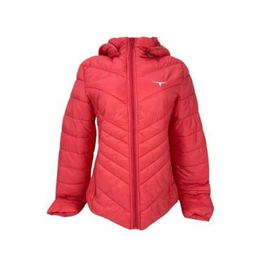 Imagem de Jaqueta Puffer Country Feminina Os Moiadeiros Rosa Salmão Ref: 010, G