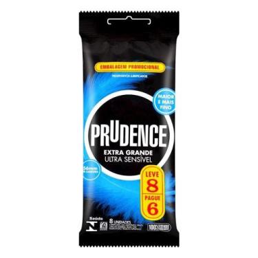 Imagem de Preservativo Extra Grande Ultra Sensível - 8 Unidades (Pague 6) - Prud
