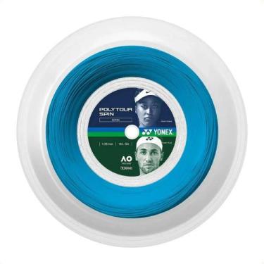 Imagem de Corda Yonex Poly Tour Spin 1.25mm Azul - Rolo 200m Cor:Azul, Azul