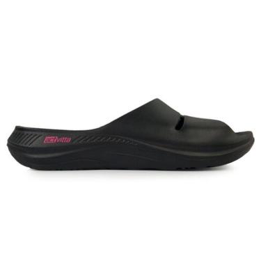 Imagem de Chinelo Slide Actvitta Eva Leve Nuvem Feminino 4856 100, Preto, 37