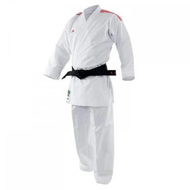 Imagem de Kimono Karate adidas AdiLight DNA Primegreen WKF Approved -, Branco de