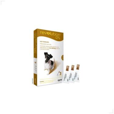 Imagem de Revolution 12% Cão 5,1 a 10kg Antipulga Carrapato 0,50ml 3un Medida:0,