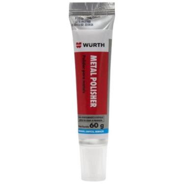 Imagem de Polidor Automotivo Metais Wurth Inox Aço 60g Polisher Prata Wurth 0893