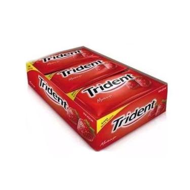 Imagem de Trident Goma De Mascar Sabor Morango Contendo 21 Unidades