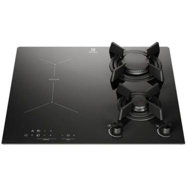 Imagem de Cooktop de Indução e a Gás Electrolux 4 Bocas Híbrido 2 de indução e 2