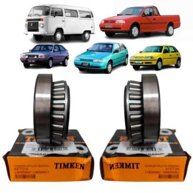 Imagem de Kit 2 Rolamento Caixa Satélite Vw Voyage Kombi 1.4/1.6 Gol - TIMKEM FA