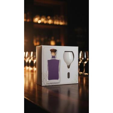 Imagem de Kit Gin Premium com Taça de Vidro 750ml - Congratulations Store