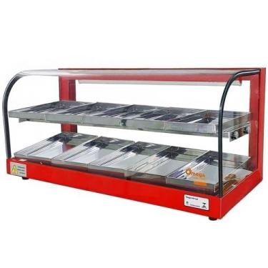 Imagem de G-VND77 - Vitrine Neutra Gama Dupla 77cm Vermelha - Bivolt - Omega