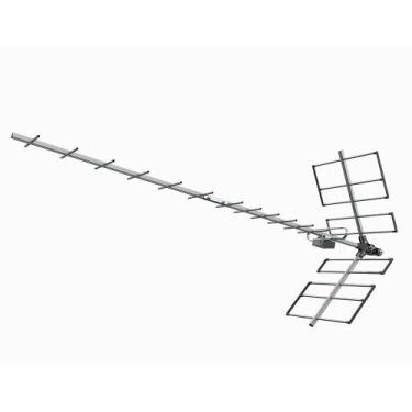 Imagem de Antena Uhf Digital Yagi-alto Ganho Proeletronic Prohd-1118 18dbi