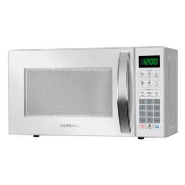 Imagem de Micro-ondas Bancada Mondial MO-01-21-W 21L 1200W Display Digital Tira Odor Menu Kids Branco 220V